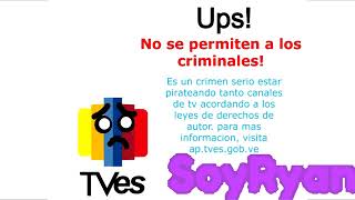 [FALSO] Pantalla antipiratería de TVes (Venezuela, 2007-2010, resubido)