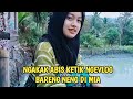 SAMPAI NGAKAK BANGET KETIKA NGEVBLOG BERSAMA NENG MIA SETELAH DI GUYUR HUJAN