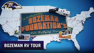 Riding on Bradley Bozeman's Cross-Country Anti-Bullying RV Tour | Baltimore Ravens