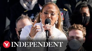 Jennifer Lopez gives moving performance at Biden’s inauguration