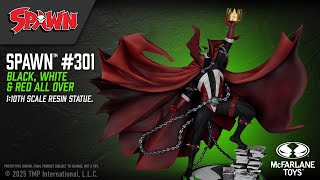 NEW Spawn™ Spawn #301 (Black, White \u0026 Red All Over) 1:10th Scale Resin Statue |  Statue Showcase