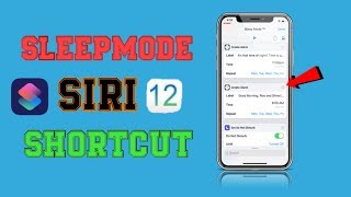 How To Enable SleepMode Siri Shortcut on iOS 12
