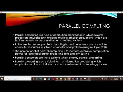 Introduction To Parallel Computing (Lesson 20) - YouTube