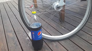 Pepsi zamiast pompki do roweru? Amazing Homemade Inventions. Koło zapasowe w płynie