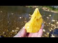 Rockhounding geodes other rocks at creek in Illinois with a certain feel to it.