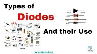 Types of Diodes| Diode Applications | Basic Electronics Why and How to use Tutorial