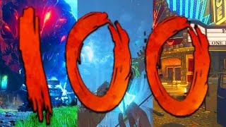 ROUND 100 ON EVERY BO3 ZOMBIES MAP
