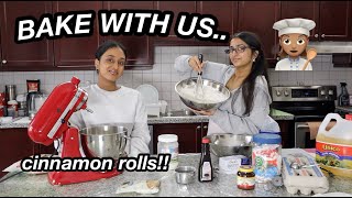 BAKE WITH US...cinnamon rolls!!!