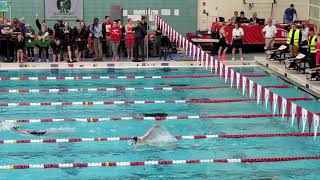 MIAA 2020 Women's Swimming D2 State Championship 100 Back Final Heat