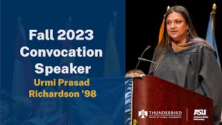 Fall 2023 Convocation Speaker: Urmi Prasad Richardson