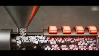 Refilling /charging / dosing Animation Injection molding