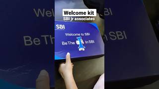 SBI JA welcome kit unboxing 🤍 #SBI #sbiclerk #sbipo #sbiclerkmains #bankingexams  #sbiwelcomekit