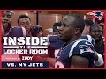 Inside the Locker Room: Patriots celebrate win over Jets