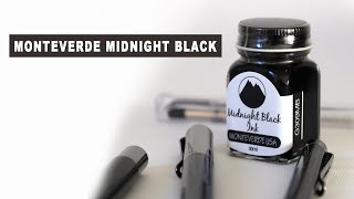 Monteverde Midnight Black ink - test review