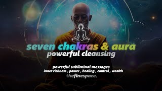 Aura Cleansing Sleep Meditation: 7 Chakras cleansing meditation music, sleep meditation [Subliminal]