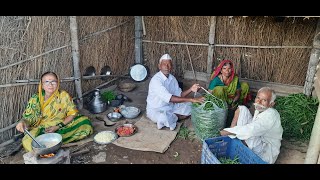 अंडा कीमा मसाला नी बाजरीची कडक चुलीवरची गरमा गरम भाकरी | Egg Keema Masala | Tatyacha Mala