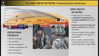 AUSA 2021 Annual Meeting Warriors Corner - The Unified Network: Enabling Decision Dominance