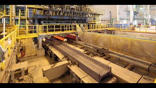Amazing Heavy Section Mill 🔥 SULB Steel 👌👌 #satisfying #rolling #machine #steel #viral #engineering