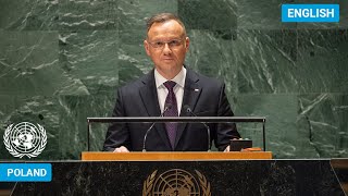 🇵🇱 Poland - President Addresses United Nations General Debate, 78th Session | #UNGA