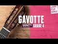 GAVOTTE Trinity classical guitar grade 4 2012-2018