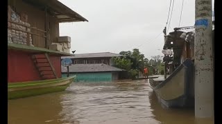 Lluvias en el Medio Baudó dejan 3.700 familias damnificadas: las calles se volvieron ríos