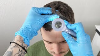 ASMR Detailed Scalp Examination & Check Up