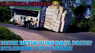 Sampai sampai Ban Depan Ta Angka!!!Buss Raja Paket Sulawesi