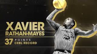 CEBL Record | Xavier Rathan-Mayes 37 Points vs Edmonton Stingers | July 21