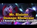 Mr. Sinister Maxed Out Damage Showcase  | Easy Top 5 Mutant