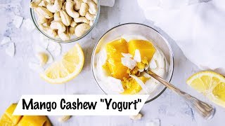 How to Make Dairy-Free Mango Cashew Yogurt