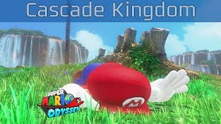 Super Mario Odyssey - Cascade Kingdom Walkthrough [HD 1080P/60FPS]