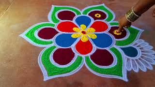 Bhoki pongal 🌻big diyamuggulu  🌻rangolidesigns 3*2🌻thai Pongal special 🌻mattu pongal 🌻flowers kolam