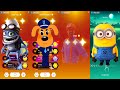 crazy frog sheriff labrador blippi minions tiles hop edm rush