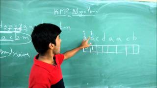 kmp algorithm-how to build prefix array in kmp algorithm which is crucial