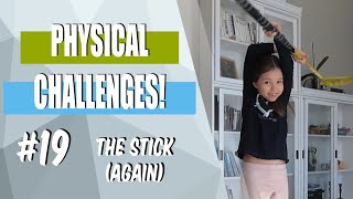 Physical Challenges! - #19 (the stick - again) - P.E. at home/school activity