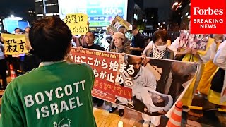 Pro-Palestinian Demonstrators Hold Protest In Tokyo, Japan