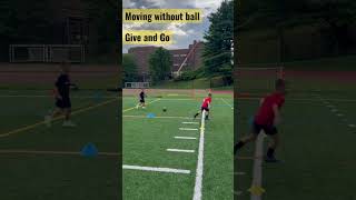 Passing combination soccer drill - Golaco Academy Training