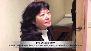 Patient RY: L5/S1 endoscopic lumbar discectomy April 11, 2013
