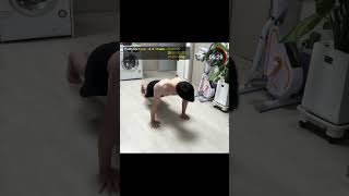 [운동브이로그]17분. 자극 쩌는 정자세 푸쉬업250. 가슴 맨몸운동 루틴 | [Vlog]250 Push-Ups In 17min For Chest(Day315)