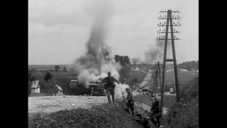 German Forces in Combat in the Soviet Union - July 1941 - Original Combat Footage