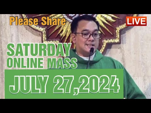 QUIAPO CHURCH LIVE MASS TODAY REV FR DOUGLAS BADONG JULY 27,2024