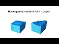 Sloshing mode analysis with Abaqus