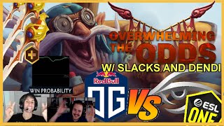 OG vs SECRET Overwhelming the Odds w/ Slacks \u0026 Dendi