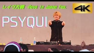 【4K 60p】レイヴ大戦2019　PSYQUIさん　出演シーン