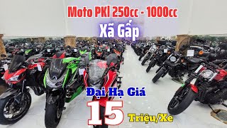 Moto PKL Giá Rẻ , Kawasaki Z1000 , Z800 ,CBR650F , MT-03, CBR250R ,Rebel 300 , Yamaha R3