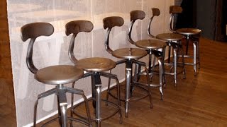 Vintage Industrial Bar Stools