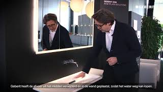 Christoph Behling over de afvoer van de Geberit ONE wastafel