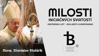 Milosti iniciačných sviatostí │ Pastiersky list - Rok krstu a birmovania │ Mons. Stanislav Stolárik