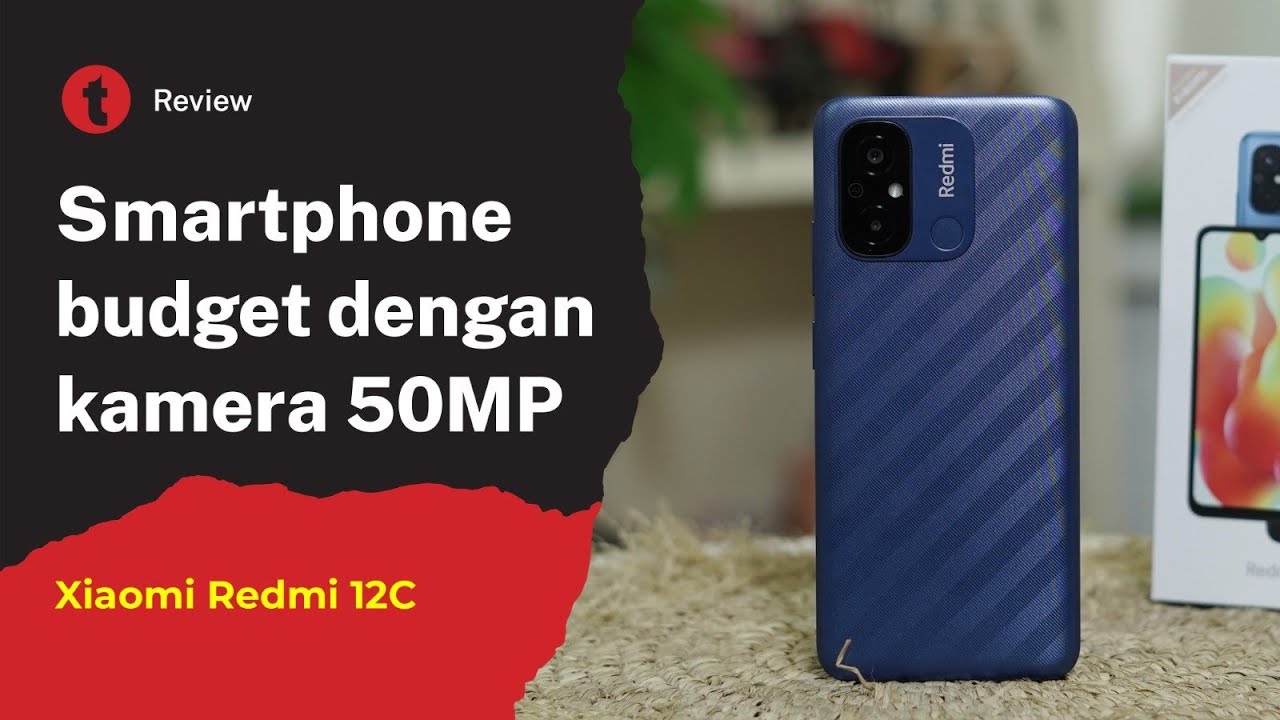 Xiaomi Redmi 12C, Sejutaan Dengan Kamera 50MP - YouTube