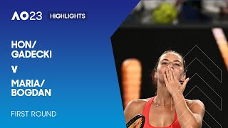 Hon/Gadecki v Maria/Bogdan Highlights  | Australian Open 2023 First Round